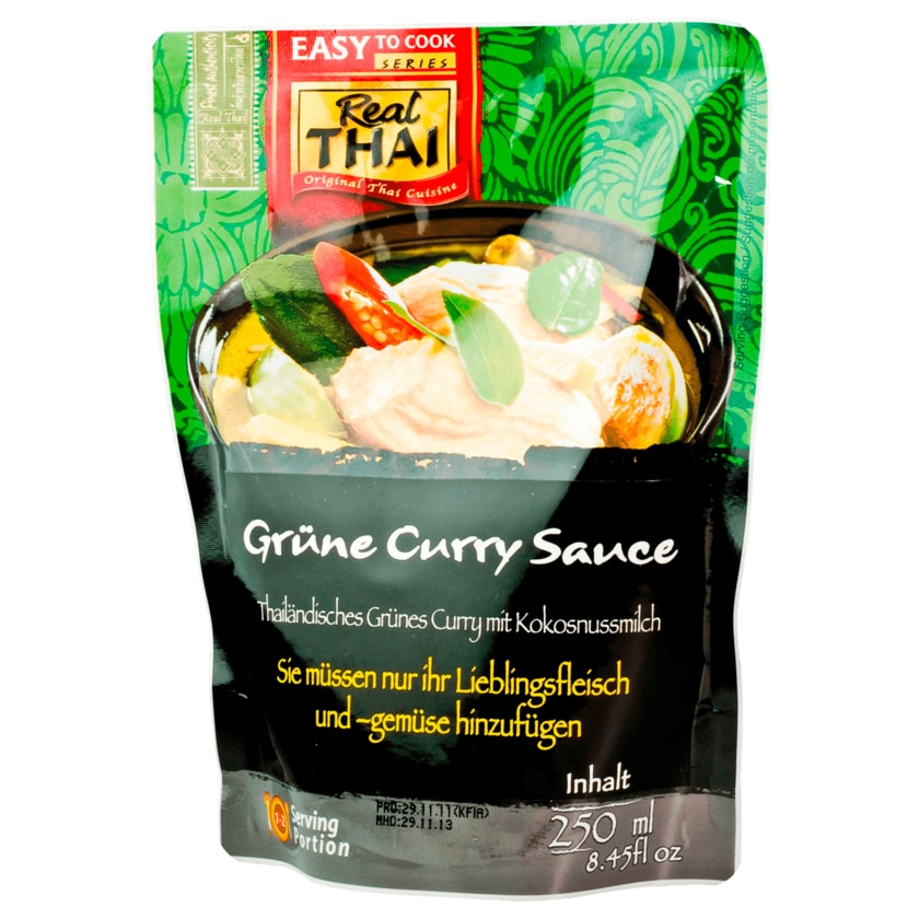 Real Thai Sauce grünes Curry 250ml
